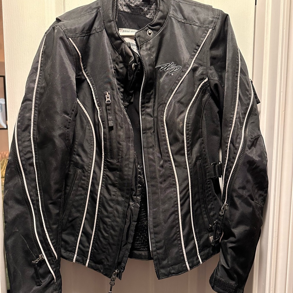 Women's Black Motorcycle Jacket